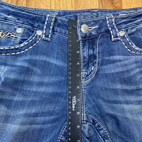 Miss me jeans women's 28x29 blue Stonewash‎ easy boot y2k - Picture 12 of 13